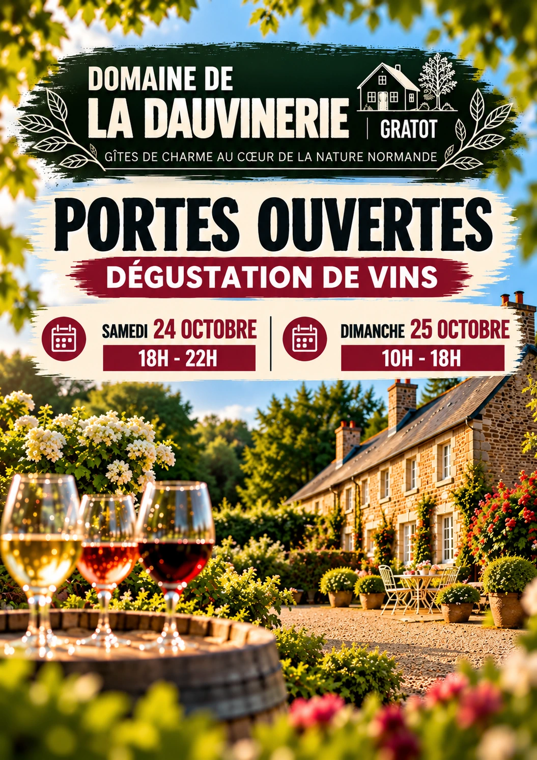 porte ouverte domaine de la dauvinerie